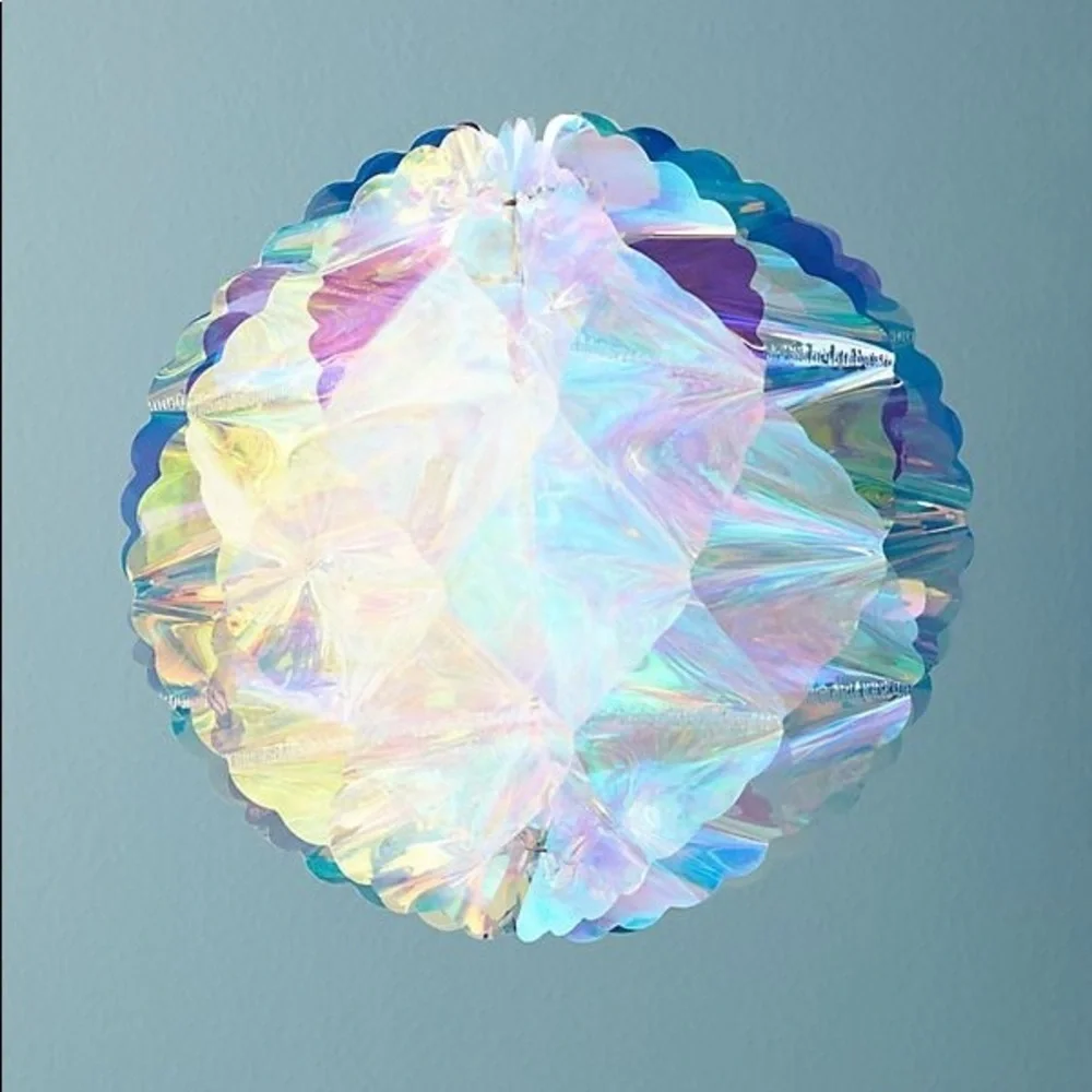 Anthropologie Iridescent Hanging Pom